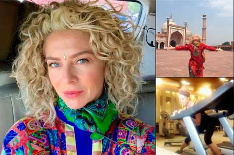 Margarita Rosa de Francisco ya está en la India para el "Desafío"