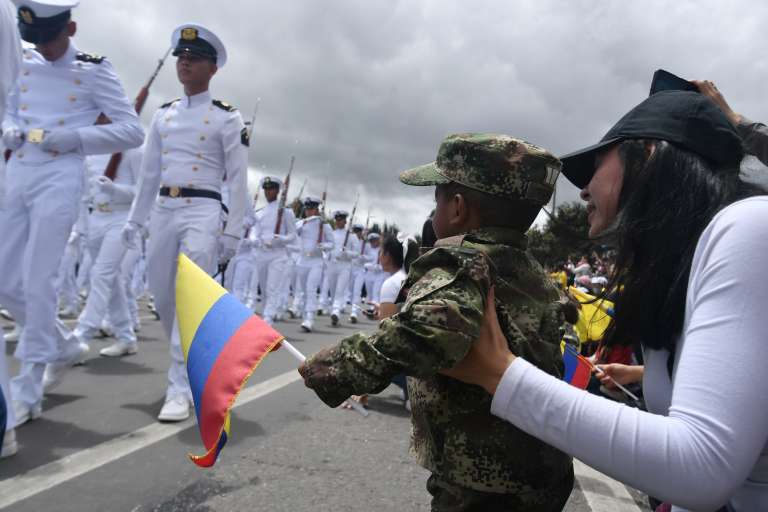 Desfile del 20 de julio, en Bogotá