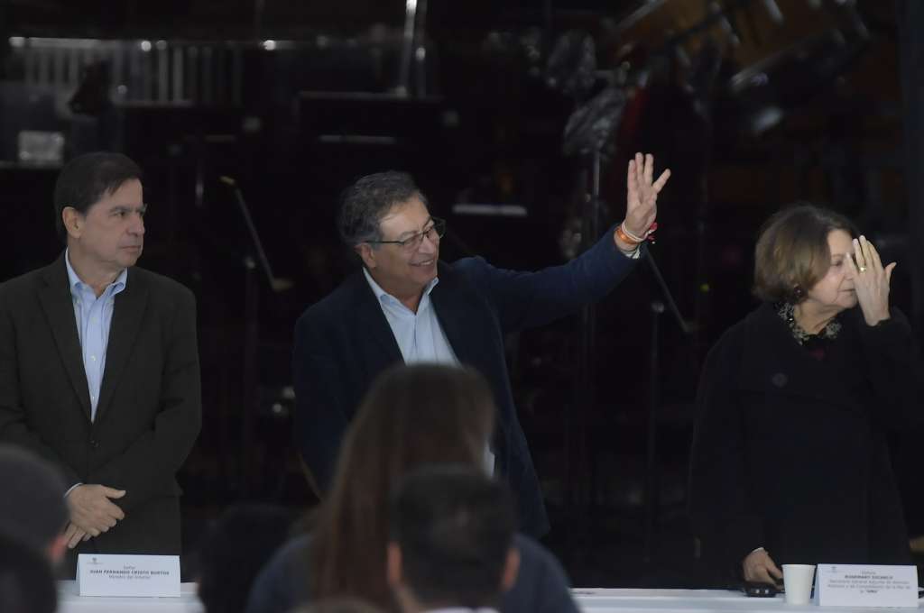 Presidente Petro durante la conmemoración de los ocho años del Acuerdo de Paz.