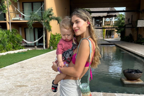 Laura Tobón lloró tras emotivo reencuentro con su hijo Lucca: “le da sentido a todo”