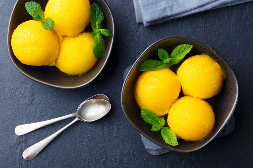 Sorbete de mango