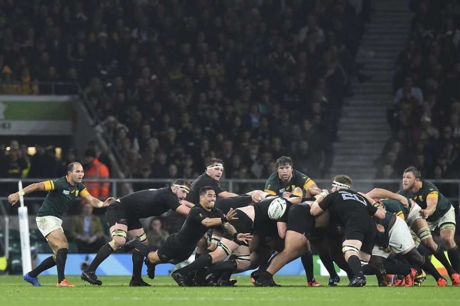 Nueva Zelanda primer clasificado a la final del Mundial de Rugby. foto: AFP