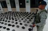 Armada incauta 805 kilos de base de coca en Olaya Herrera, Nariño