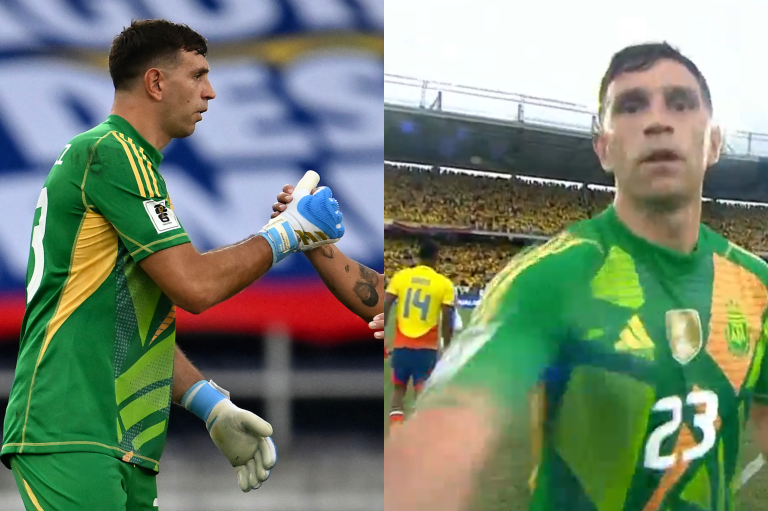 Dibu Martínez se disculpó por agresión en partido contra Colombia: ¿qué dijo?