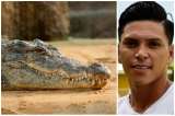 Futbolista murió al ser tragado por un cocodrilo mientras nadaba en un río