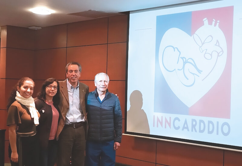 De izquierda a derecha: Diana Herrera, Camila Castro, Juan Carlos Briceño y Alberto García, integrantes de la investigación / cortesía