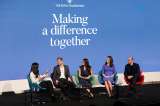 Meghan Markle se une a la realeza británica en foro de la fundación real