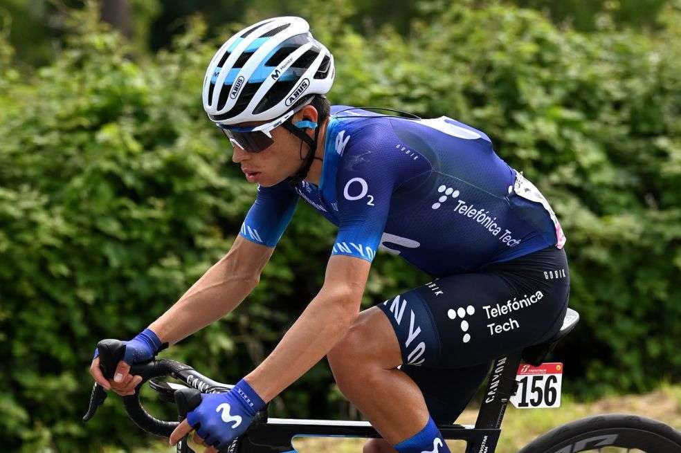 Einer Rubio, protagonista en la etapa 15 del Giro de Italia.