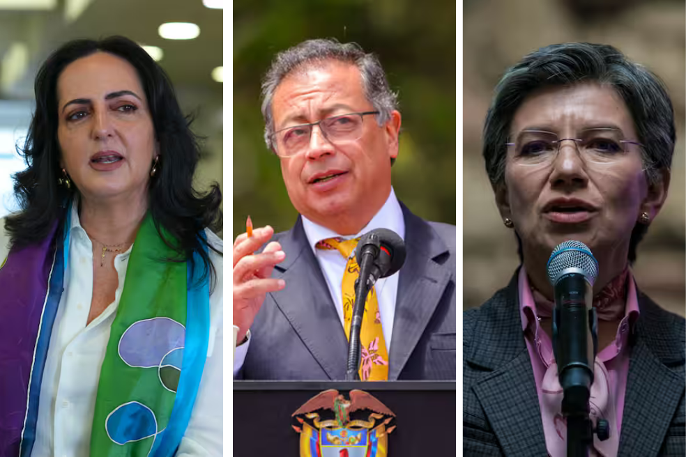 La senadora María Fernanda Cabal y la exalcaldesa Claudia López cruzaron mensajes con el presidente Gustavo Petro.