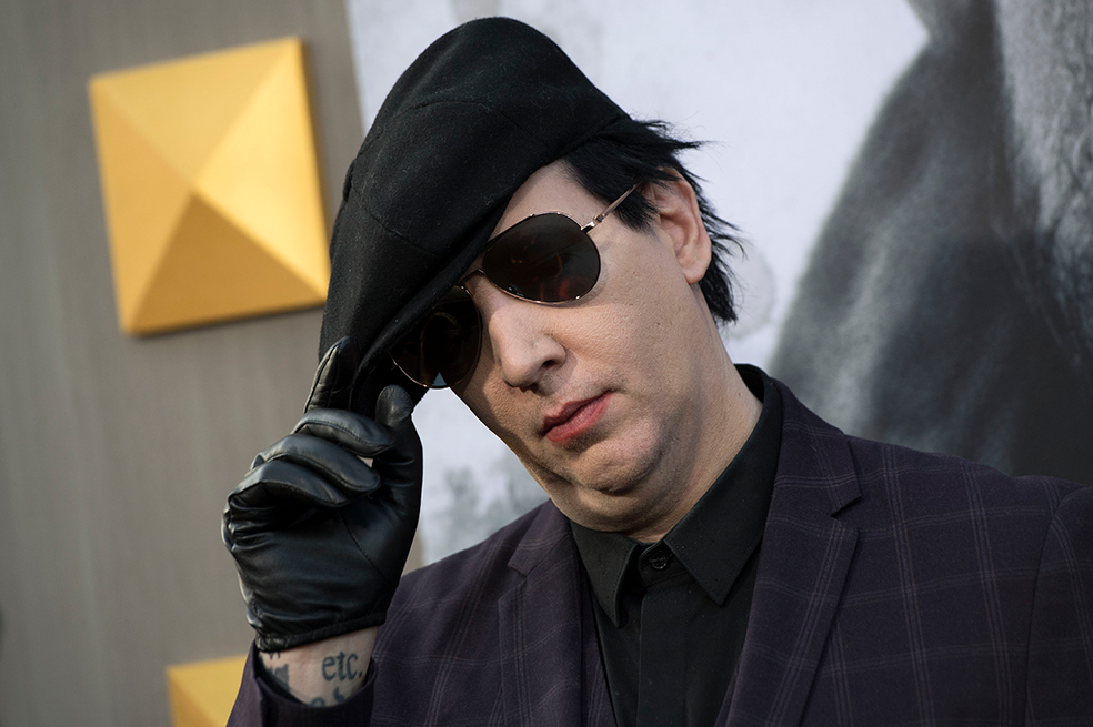 El cantante Marilyn Manson. / AFP