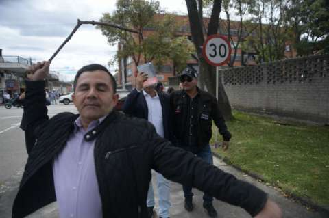Periodistas fueron agredidos a la salida de audiencia del caso Fonade