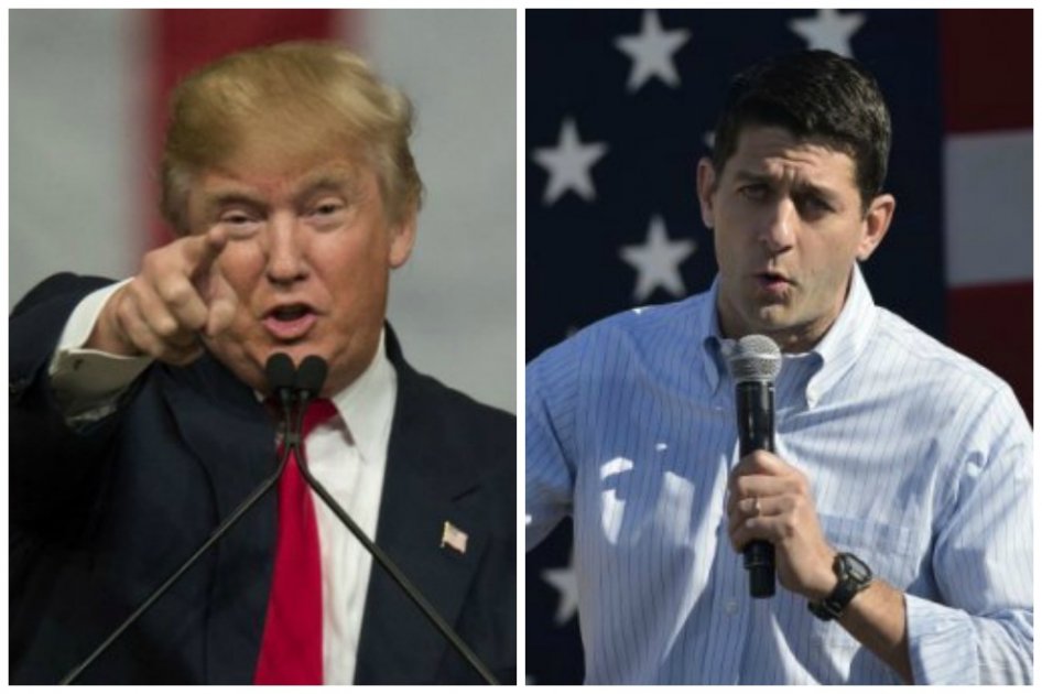 Donald Trump/Paul Ryan -AFP