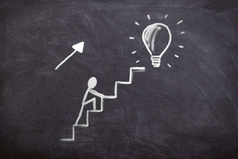 Imagen de una persona creativa.