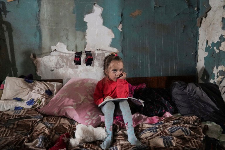 Los niños de la guerra de Ucrania
