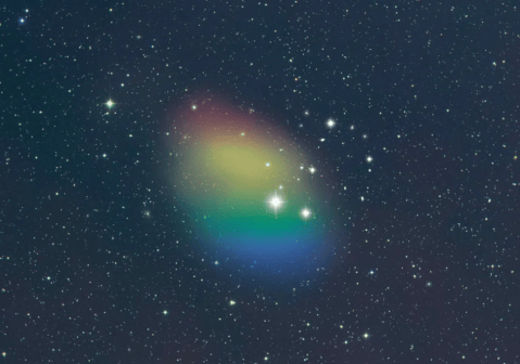 Científicos hallan por accidente una galaxia oscura en etapa de formación temprana