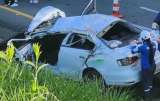 Accidente en la vía Santa Fe de Antioquia – Medellín dejó tres muertos y un herido