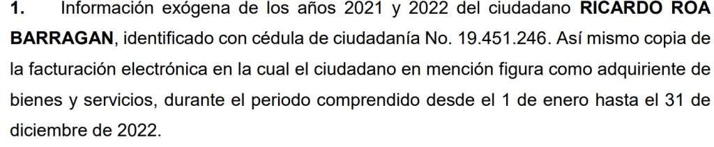 El CNE pidió información tributaria de Ricardo Roa, actual presidente de Ecopetrol.
