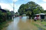 Belén de Bajirá, inundado por las fuertes lluvias
