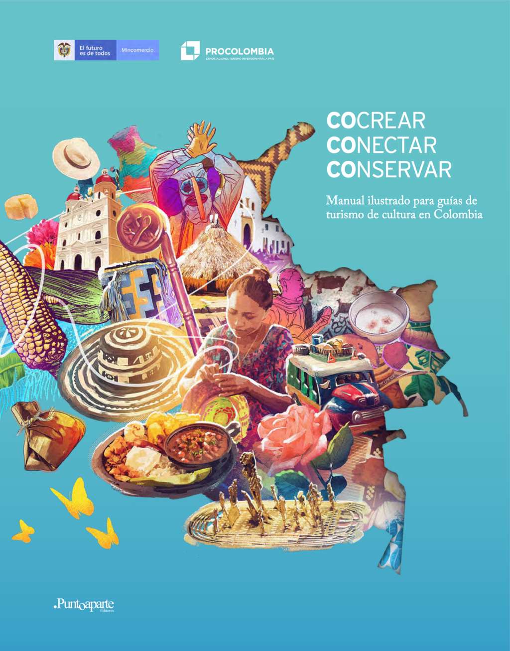El libro está dividido en las Seis Regiones Turísticas de Colombia.