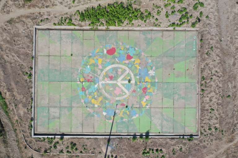 foto aérea de la zona deportiva de El Salado.