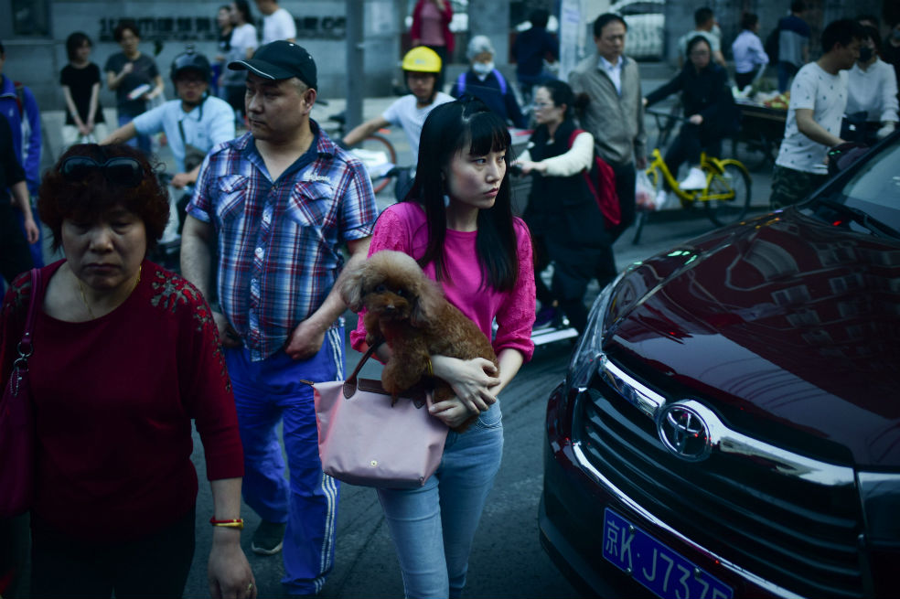 China es uno de los países que registra más muerte de peatones.  / AFP