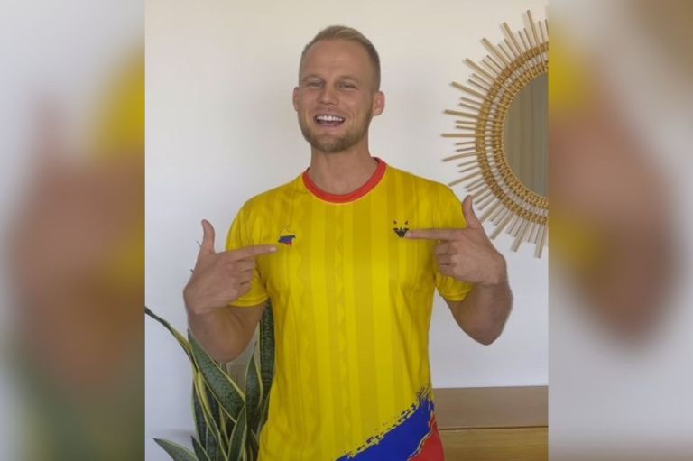 Dominic, el influencer alemán, ahora vende camisetas de Colombia ¿Oportunismo?