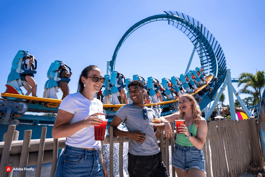 United Parks lanza oferta con plan de comida gratis en las entradas de dos o tres parques.