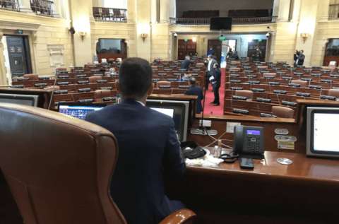 Plenaria de la Cámara de Representantes, primera en sesionar semipresencialmente