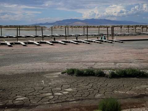El lago salado más grande de Norteamérica podría secarse en cinco años