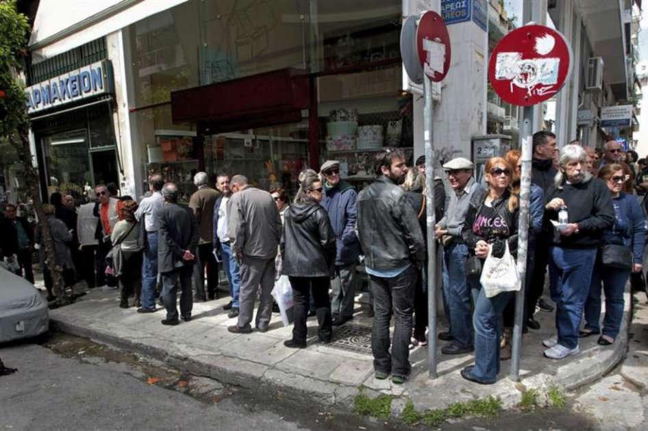 Huelga de farmacéuticos en Atenas