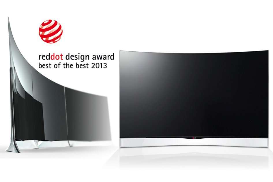 TV OLED curvo de LG.