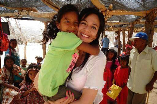 Carolina Sáchica, abogada de la comunidad Shipia Wayuu en La Guajira.