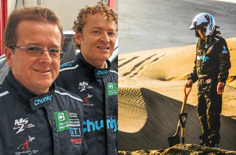 Los colombianos que corren el Rally Dakar por los niños con cáncer