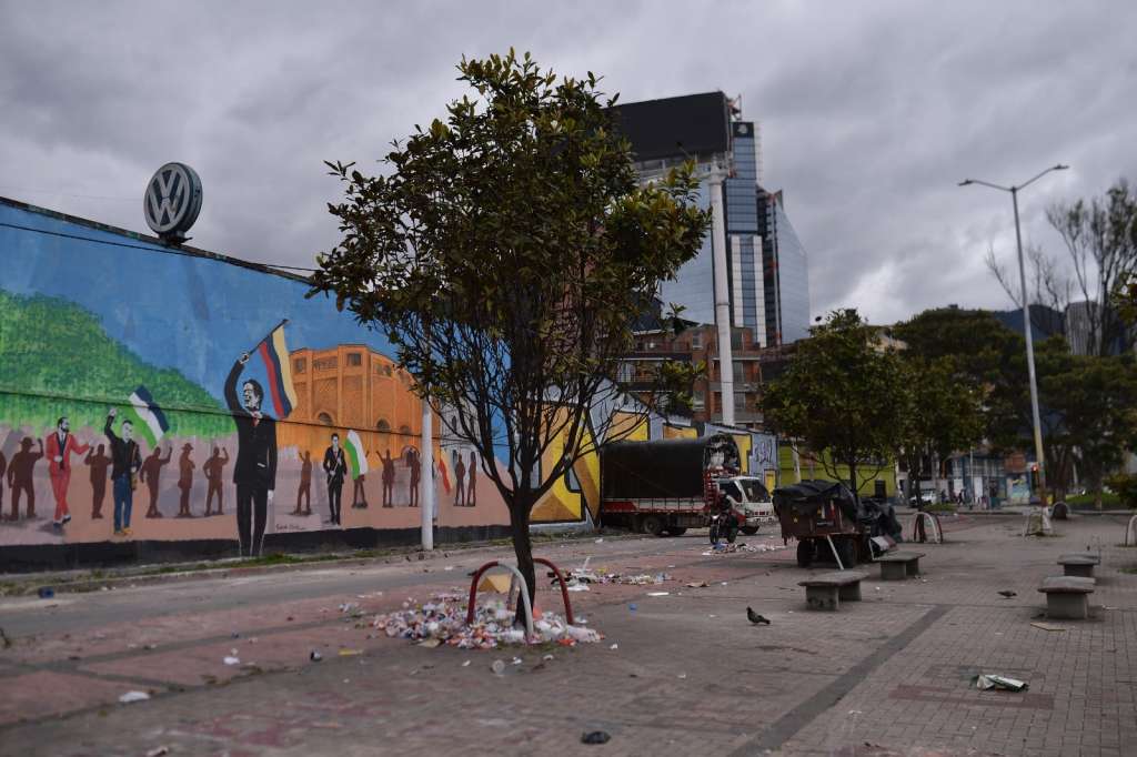 Mural realizado en el marco de la conmemoración de la Semana por la Memoria del CNMH.