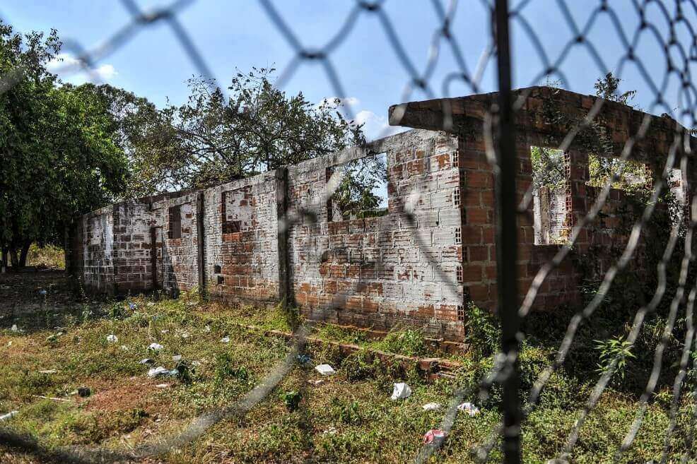 Así lucía hace unos años el colegio José Guillermo Castro, en la Jagua de Ibirico, en Cesar.