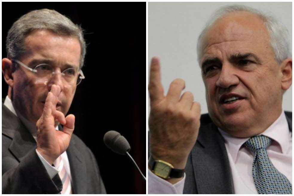 Álvaro Uribe y Ernesto Samper