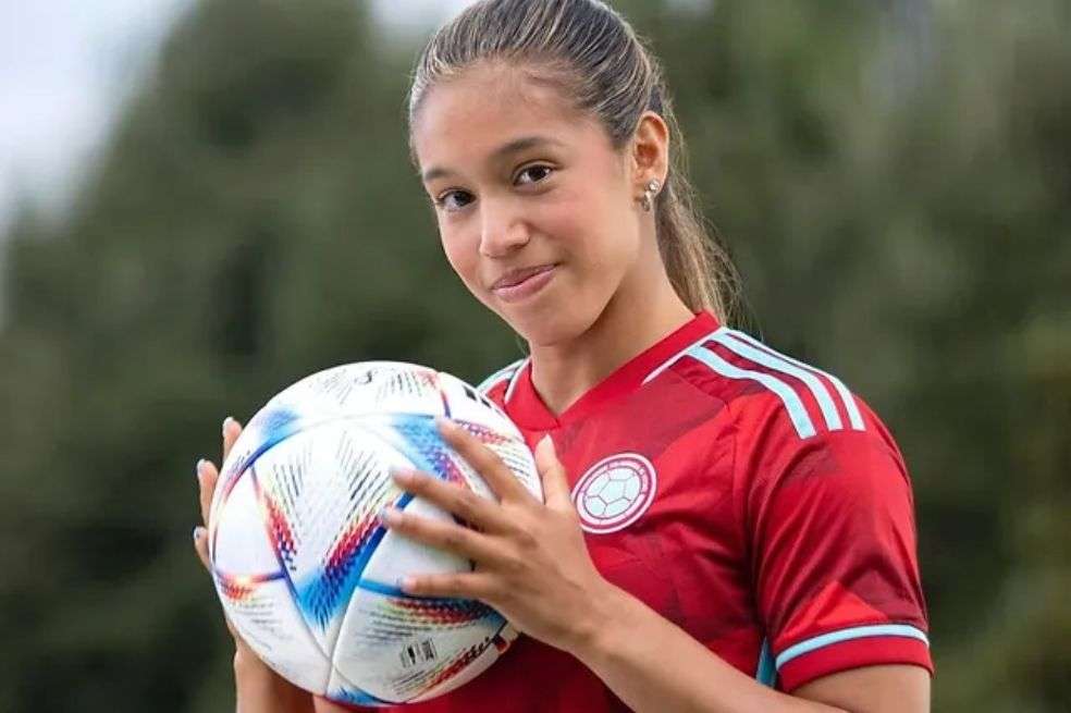 Elexa Bahr, delantera de Colombia.