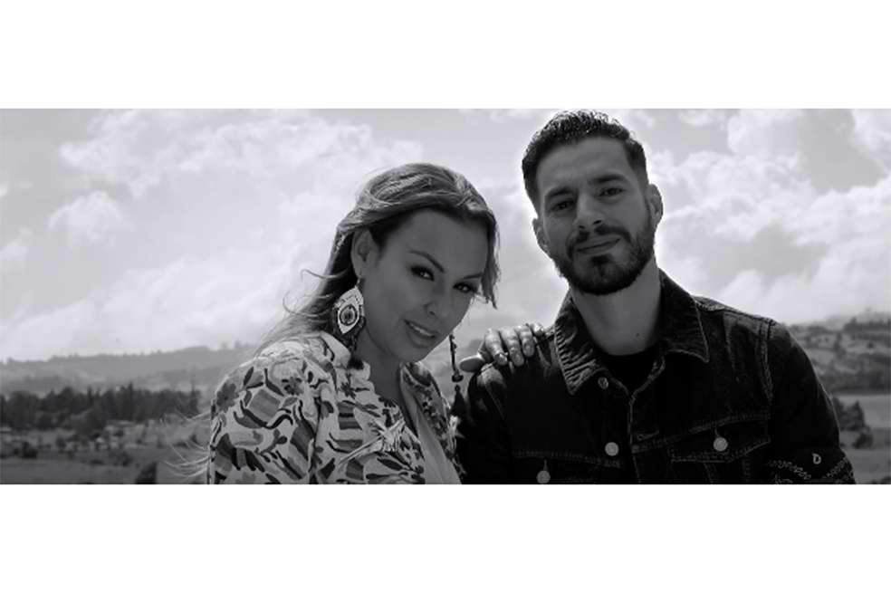 Los músicos Maía y El Guti.