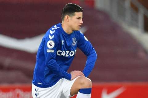 Médico del Everton afirma que James está apto para jugar la Copa América