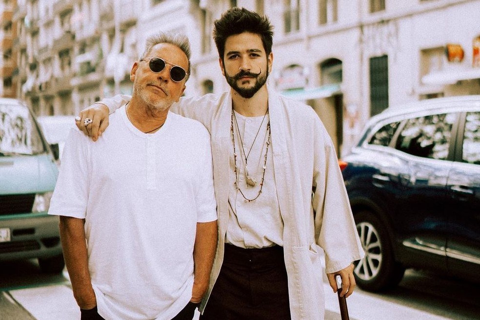 Ricardo Montaner junto a su yerno Camilo, esposo de Evaluna