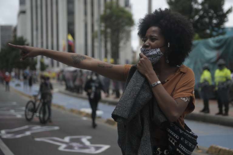 Movilización de colectivos feministas.