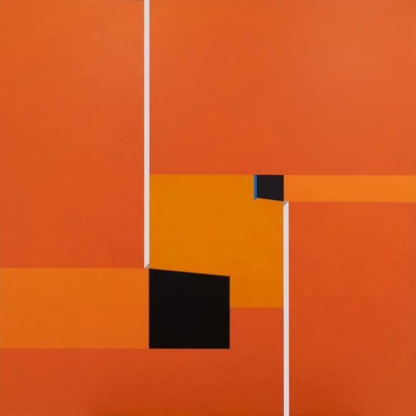 De la serie “Vacíos”: acrílico sobre lienzo, 155 x 155 cm, 2019. / Galería Carlos Orozco