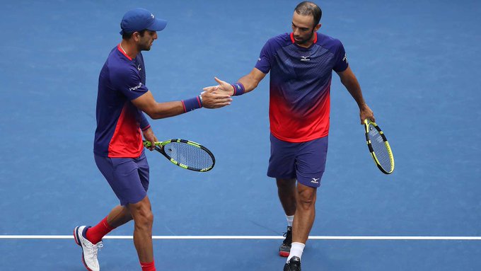 Juan Sebastián Cabal y Robert Farah. / AFP