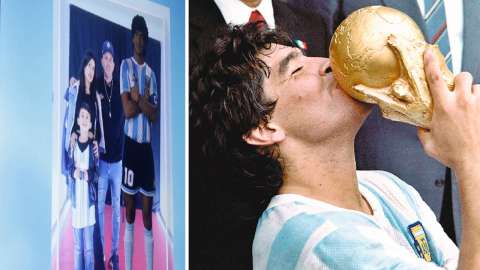 Diego Maradona, los mensajes de sus hinchas irán al espacio