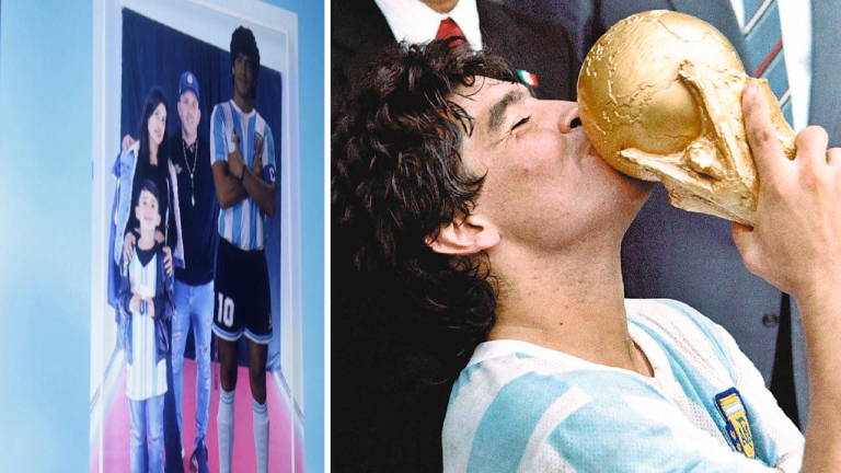 Diego Maradona, los mensajes de sus hinchas irán al espacio