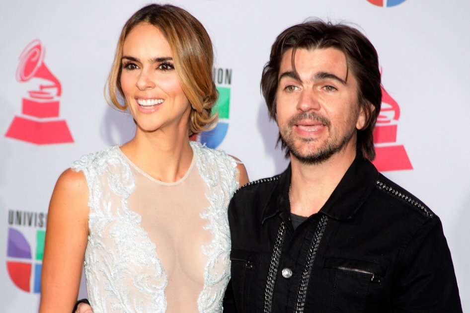 Karen Martínez y Juanes.