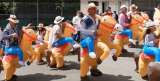 Cabalgatas con caballos inflables: la innovadora propuesta de municipio en Caldas