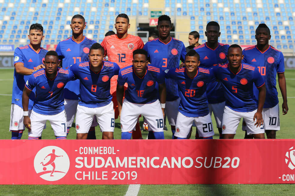 Selección colombiana Sub-20. / AFP