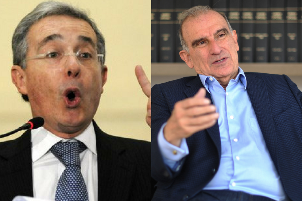 Álvaro Uribe Vélez y Humberto de la Calle / Archivo