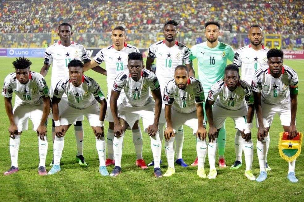 Selección de Ghana previo al duelo contra Nigeria para clasificar a Catar 2022.